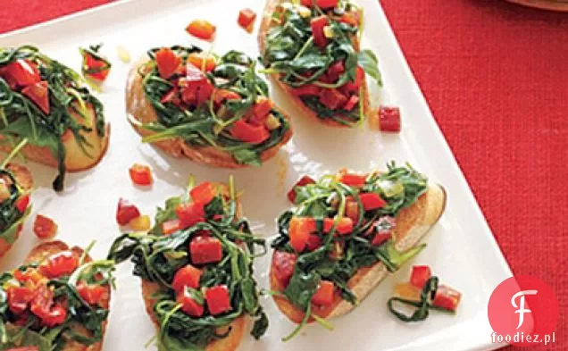 Bruschetta z papryką i Pepperoni