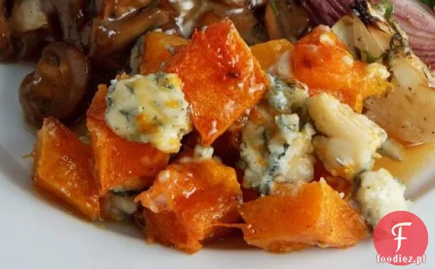 Pieczony Squash Z Gorgonzolą I Syropem Klonowym