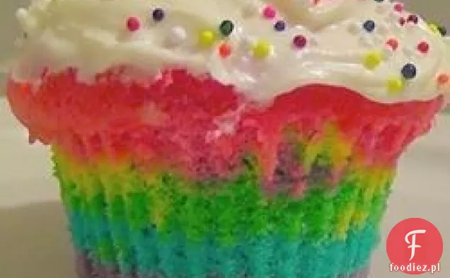 Rainbow Clown Cake