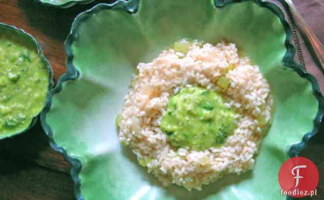 Białe Risotto z Puree Fava