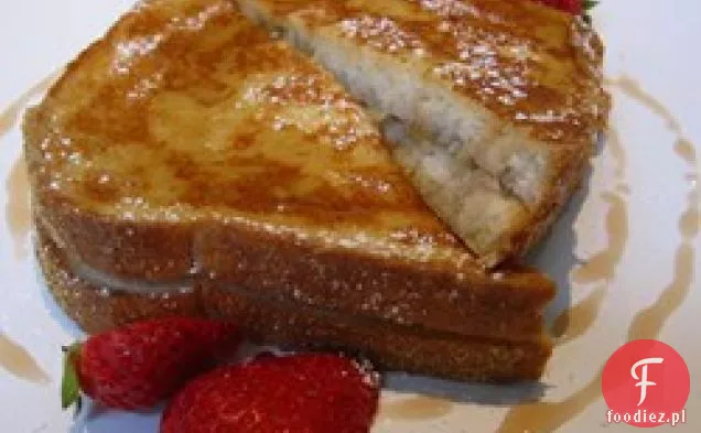 Karen pieczone banany Nadziewane francuskie tosty