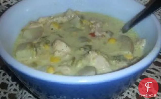 Papa Dar ' s Green Chile and Chicken Corn Chowder