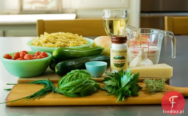 Farfalle Z Cukinią