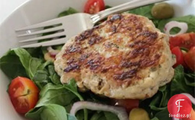 Hamburgery z kurczakiem i fetą