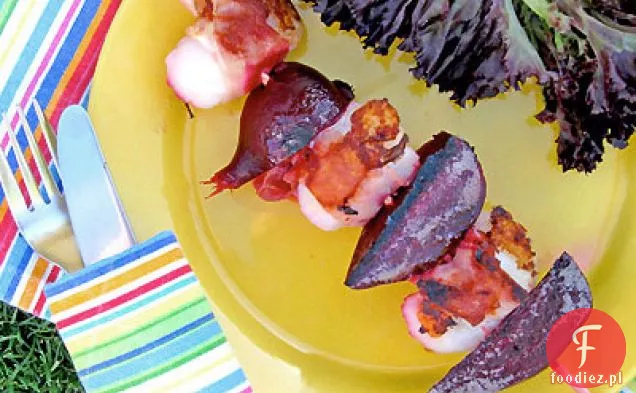 Muszelki z burakami i Prosciutto