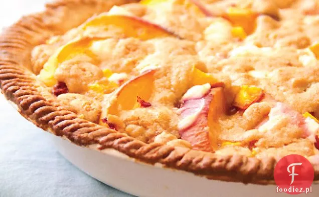 Confessions of a Peach Addict-placek brzoskwiniowy z kwaśną śmietaną
