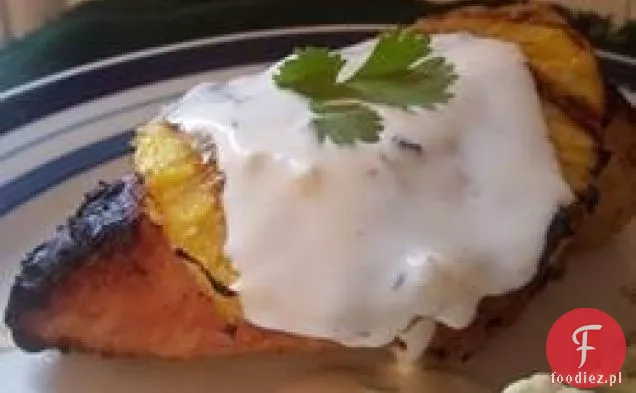 Kurczak kokosowo-Limonkowy z grillowanym ananasem