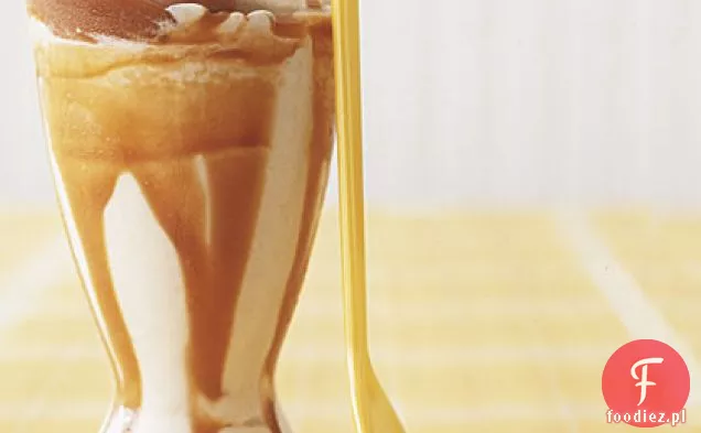 Bananowo-Karmelowy Shake Mleczny