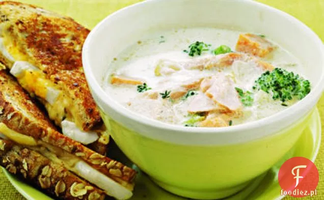 Grillowane kanapki Szwajcarsko-jajeczne