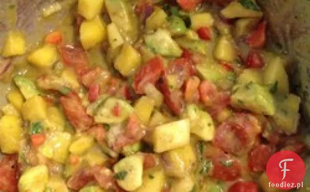 Zdrowe Tacos rybne z salsą Mango