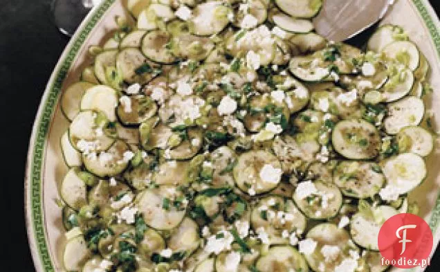 Carpaccio Z Cukinii Z Domowym Serem Ricotta