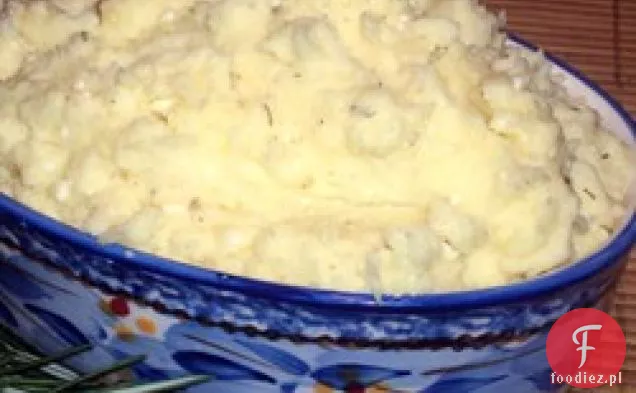 Czosnek Zioło Feta Ser Tłuczone Ziemniaki