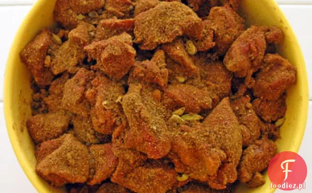 Gulasz kawalerski Marrakech z jagnięciną (Tangia Mrakchiya)