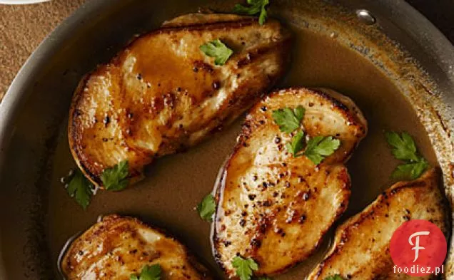 Cydr-glazurowany Kurczak z rumianym masłem-ryż Pekan