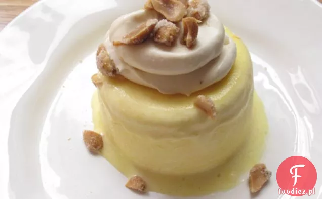 Słodka Kukurydza Semifreddo, Solony Krem Karmelowy, Kandyzowane Orzeszki Ziemne