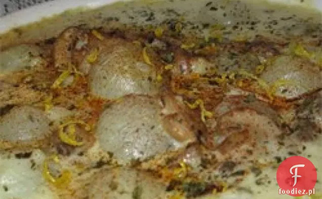 Śmietana cebula i szałwia