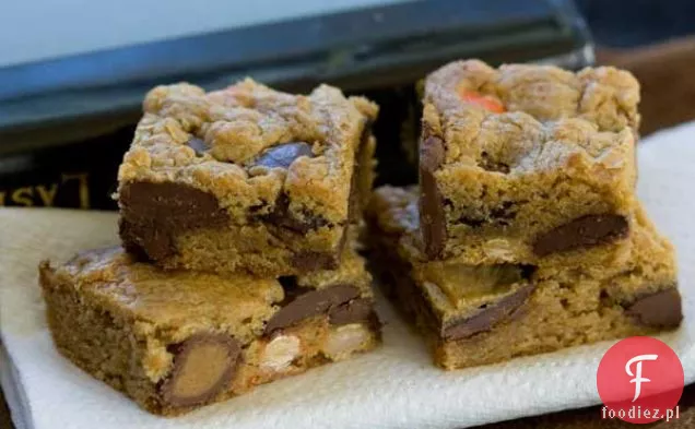 Peanut Butter Candy Bar Blondies