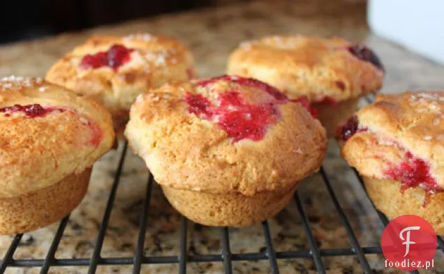 Pomarańczowe Muffinki Żurawinowe