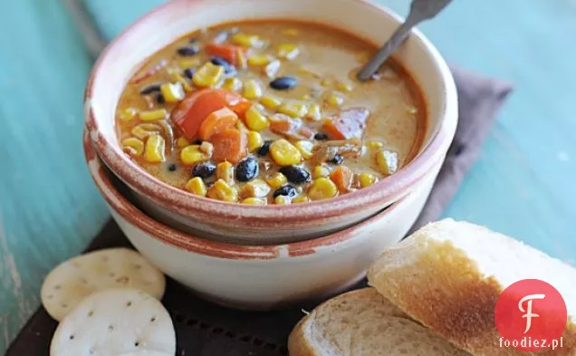 Przepis na zupę z prażonej kukurydzy i Czarnej Fasoli (zaadaptowany z Tabasco.com)