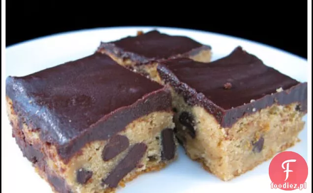 Masło orzechowe czekoladowe Chunk Brownies z czekoladowym Ganache