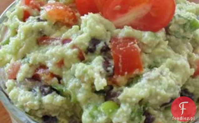 Cheesy Black Bean Guacamole