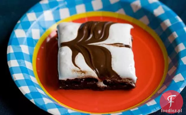 Chocolate Marshmallow Hazelnut Spread Brownie