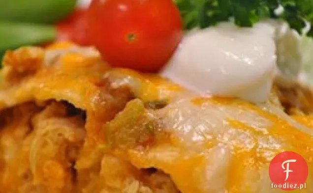 Easy Chile Chicken Enchilada Casserole