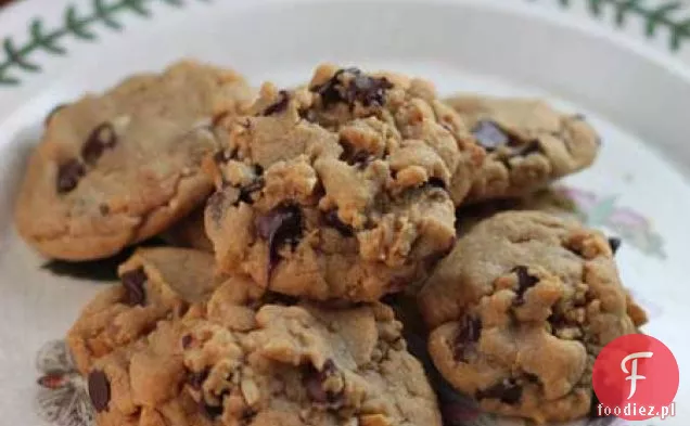 Biała Pełnoziarnista Mąka Peanut Butter Chocolate Chip Cookies