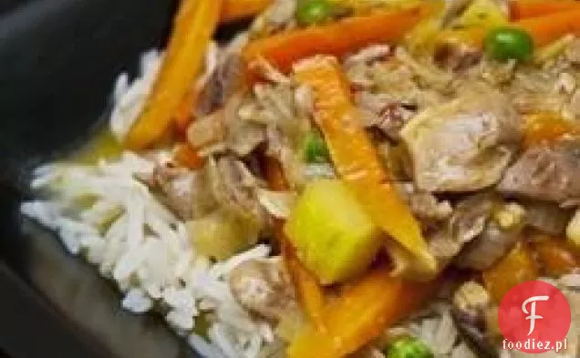 Tajskie Curry z kurczaka z ananasem
