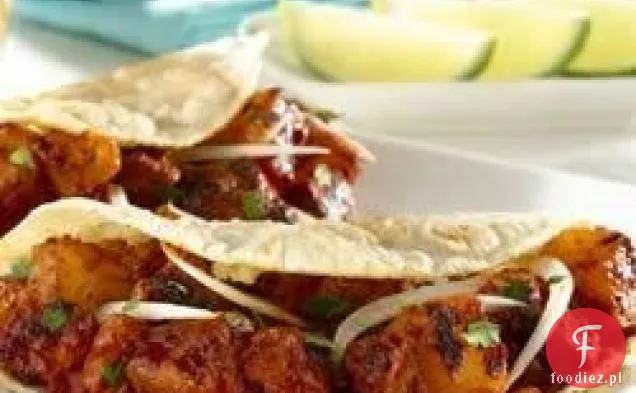 Domowe Tacos al Pastor (Chile i ananasowe Tacos wieprzowe)