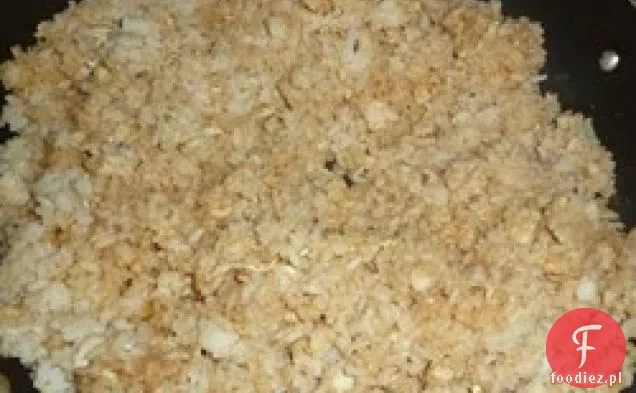 Pieczony czosnek Teriyaki smażony ryż z kurczakiem