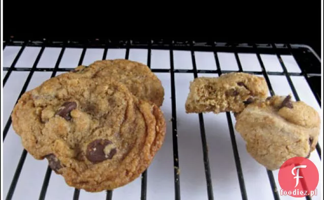 Experimental Vegan Whole Wheat Chocolate Chip Cookies