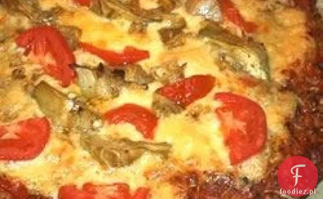 Pizza czosnkowo-Karczochowa