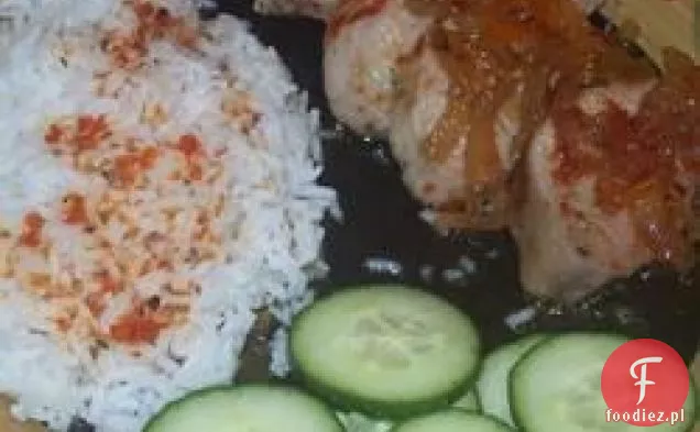 Polędwiczki wieprzowe z galaretką pieprzową i gorgonzolą