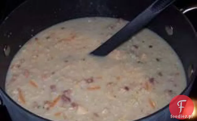 Zupa z dzikiego ryżu z kurczakiem II
