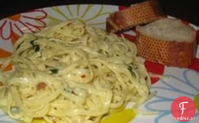 Kremowy Linguini dla dwojga