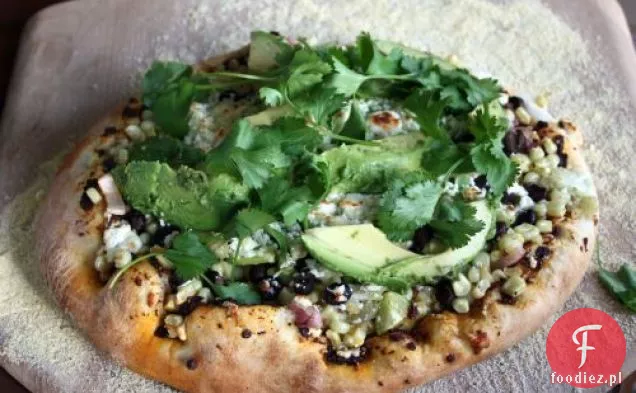 Meksykańska Pizza Z Kukurydzą, Tomatillo I Chipotle Chiles