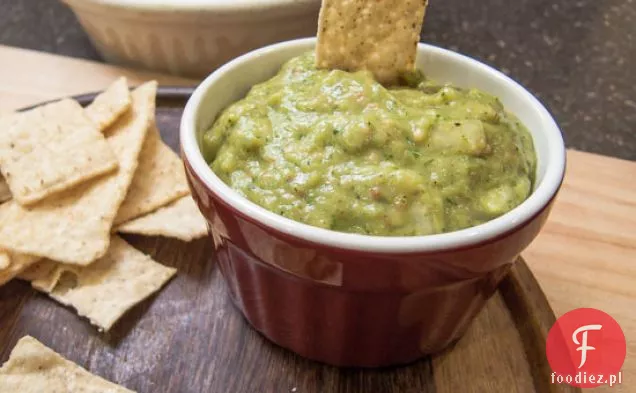 Salsa Pieczona Tomatillo Jalapeno Z Awokado