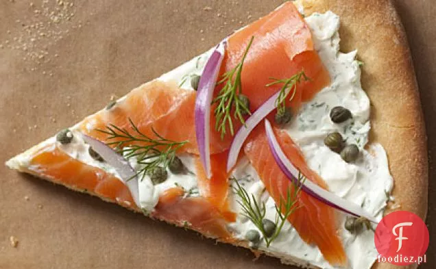 Pizza Z Wędzonym Łososiem
