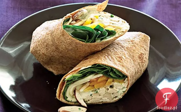 Green Goddess Chicken Wraps