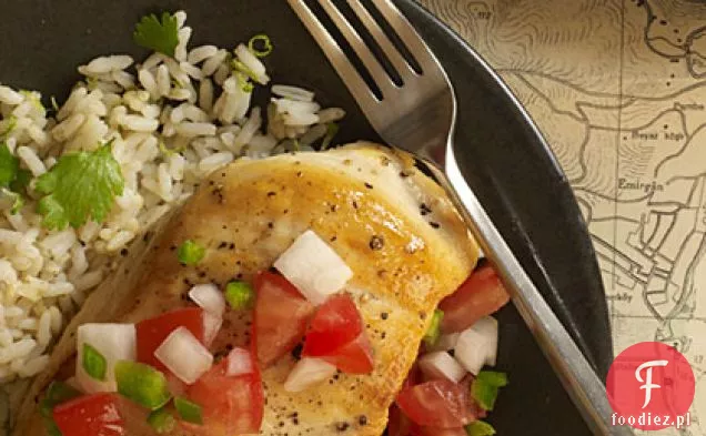 Smażone piersi z kurczaka z Pico de Gallo