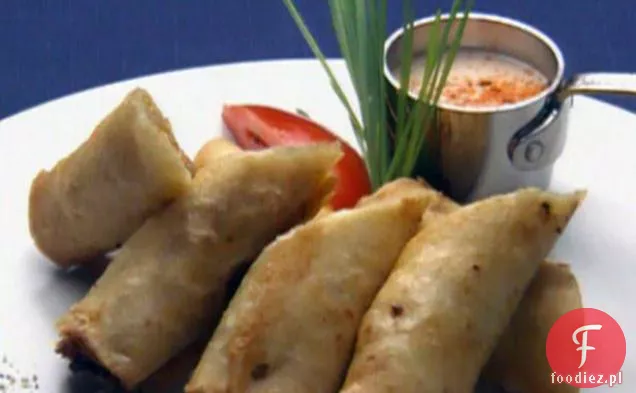 Ser Chorizo Taquito z salsą miętową Tomatillo