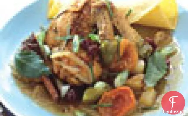 Kurczak w sosie Tomatillo i duszonych owocach