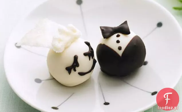 Bride & Groom Oreo Cookie Balls