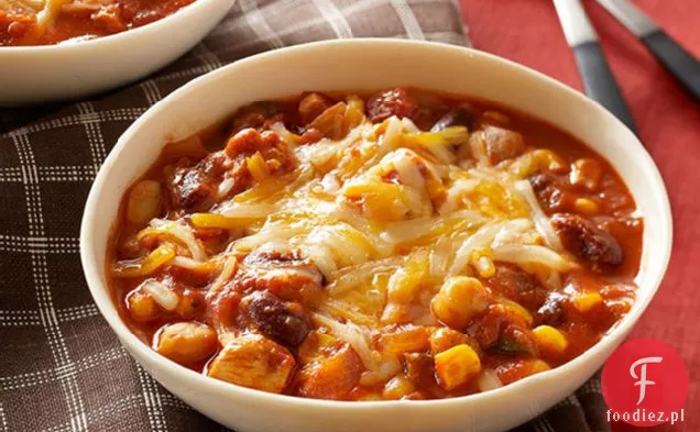 Slow-Cooker Chunky Chicken Chili