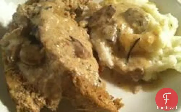 Duszone Pieczarkowe Klopsy