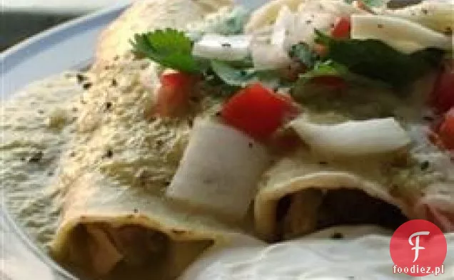 Autentyczne Enchiladas Verdes