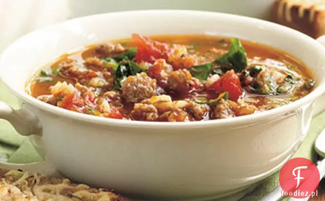 Zupa kiełbasowo-jęczmienna