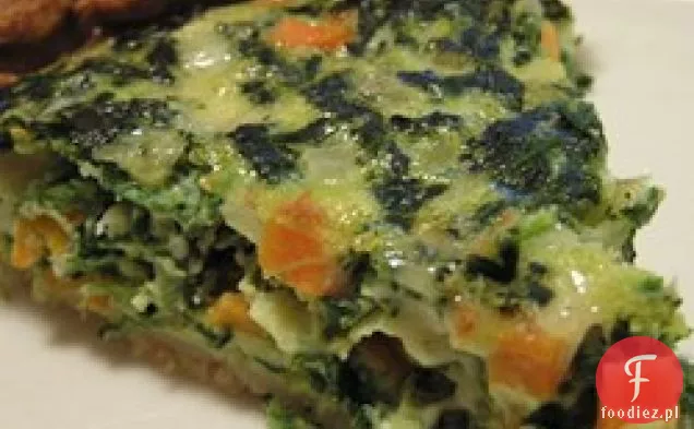 Quiche ze szpinakiem i marchewką