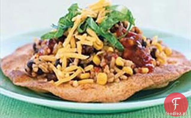 Black Bean & Rice Tostada